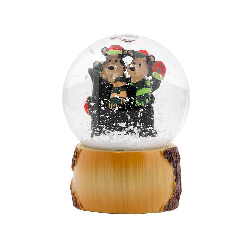 Bearski Couple Snow Globe