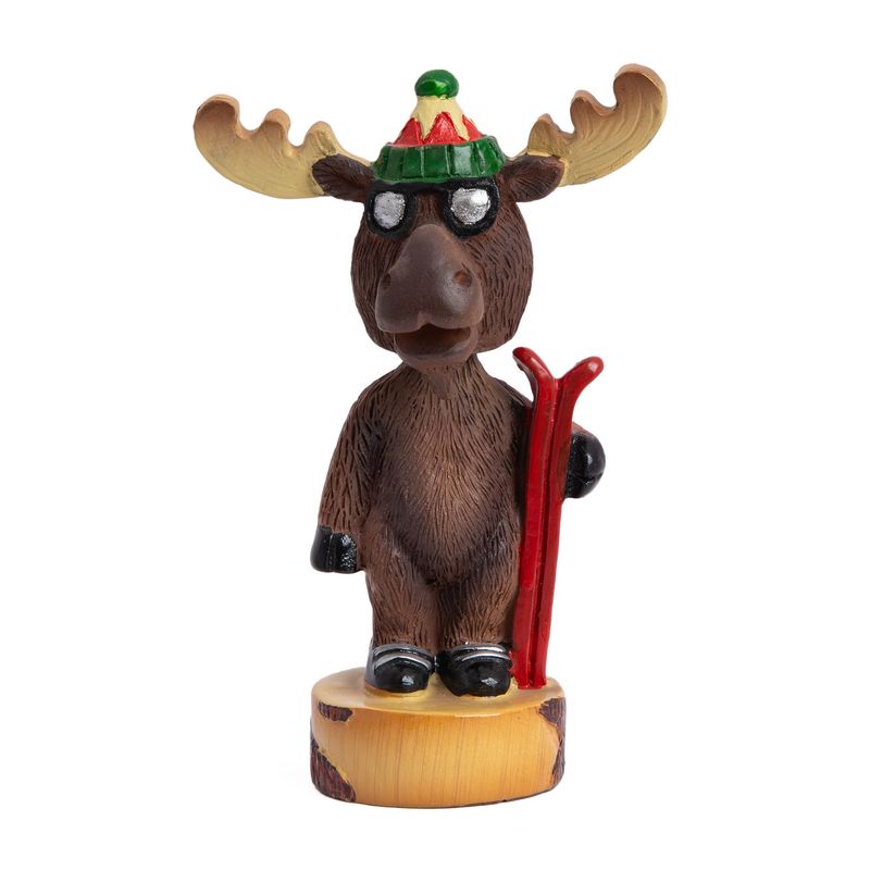 Aspen Ski Moose Bobblehead