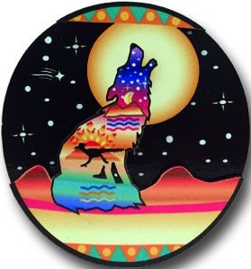 Moonlite Coyote Magnet