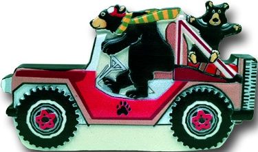 Jeep N Bears Relief Magnet