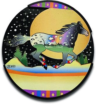 Moonlite Horse Magnet