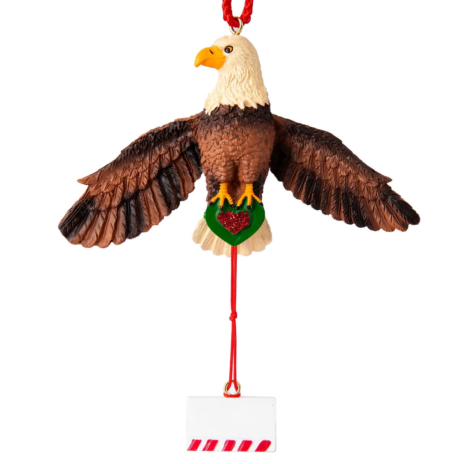 Flying Eagle Pull String Ornament