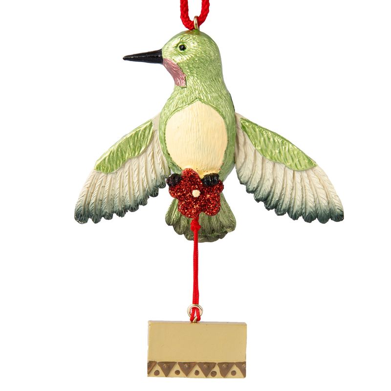 Olive R. Hummer Pull String Ornament