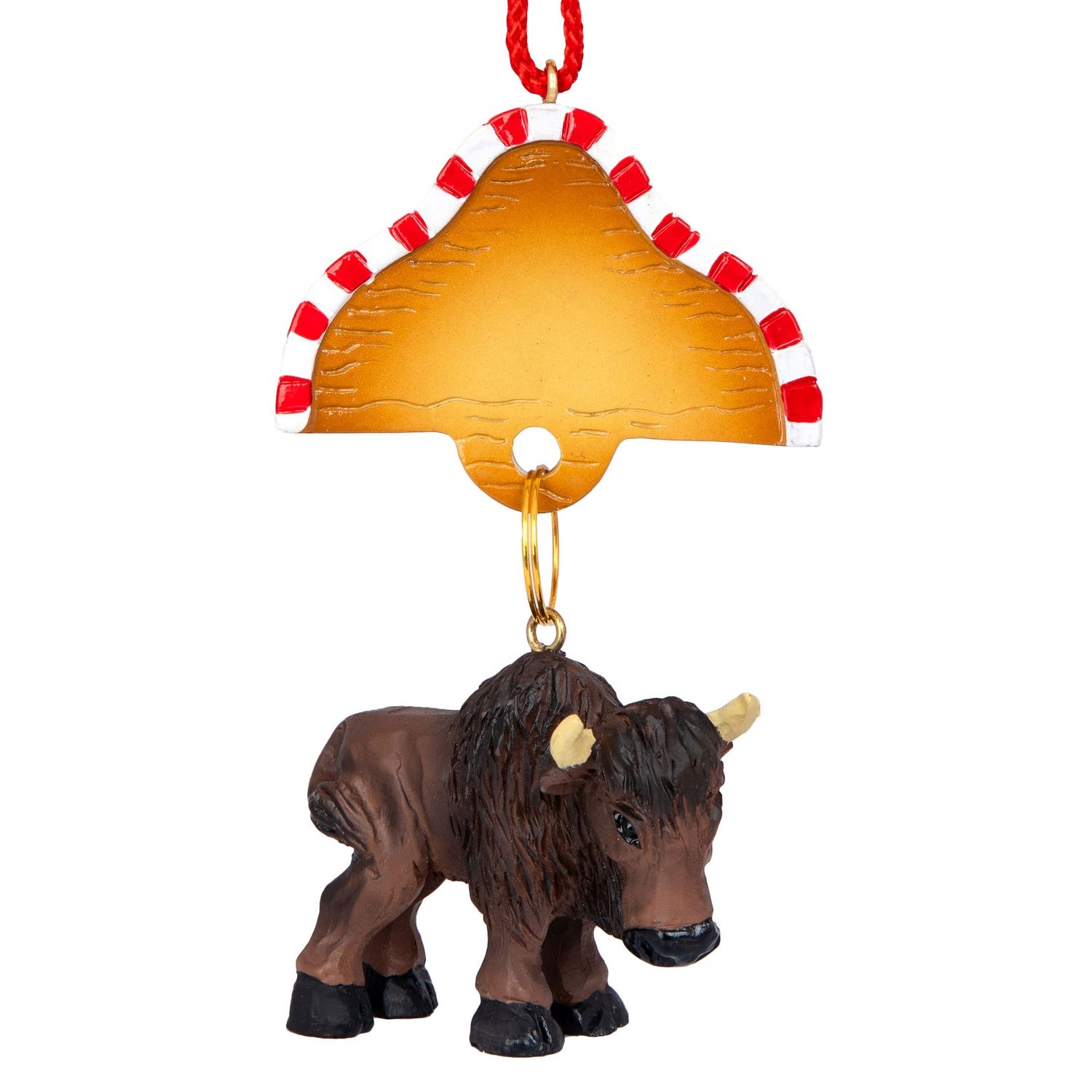 Wampum Buffalo Ornament
