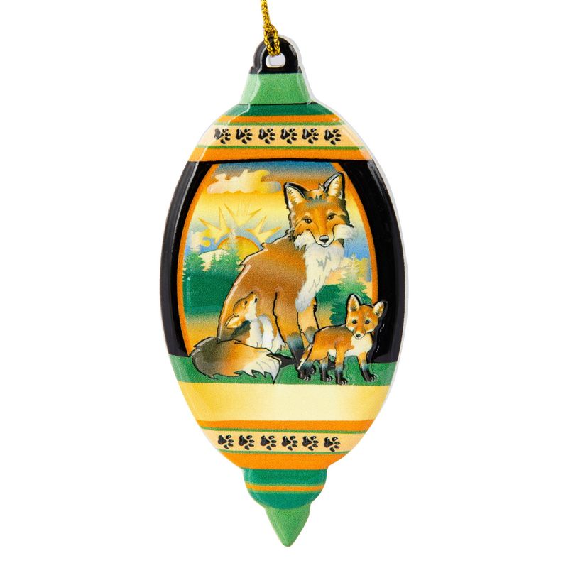 Foxey Family 3 Ornament