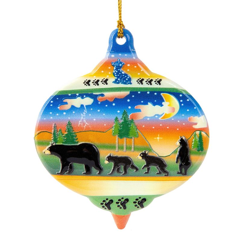 Starry Bear Family 4 Ornament