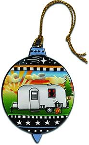 Airstream Camper Ornament