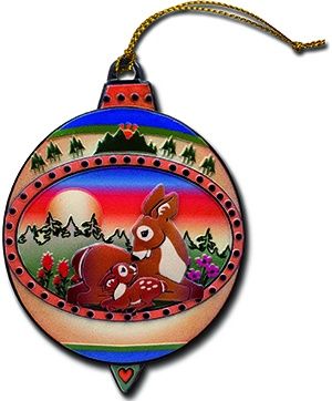 Doe, Fawn &amp; Buck Ornament
