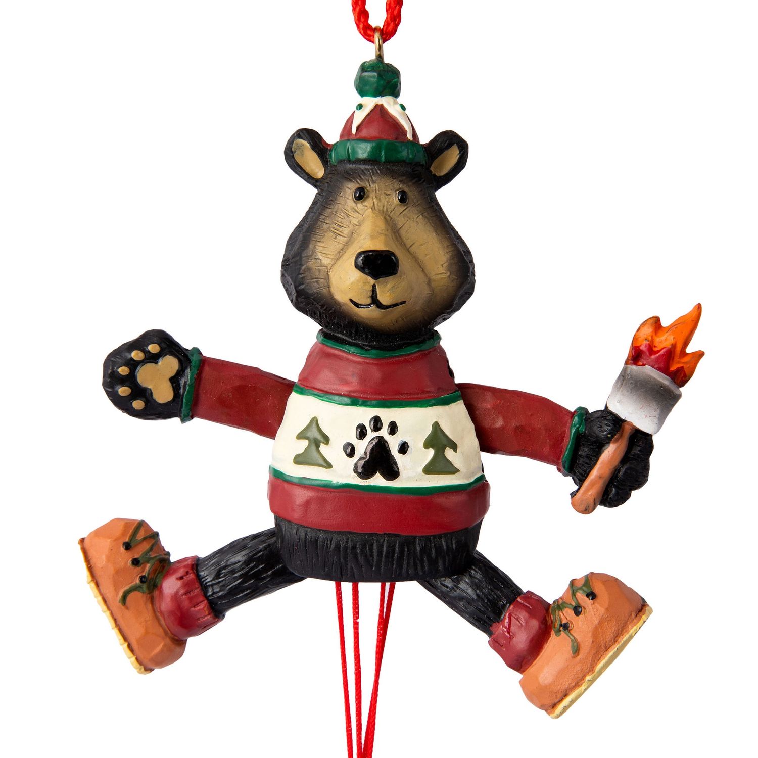 Bear Camping Pull-String