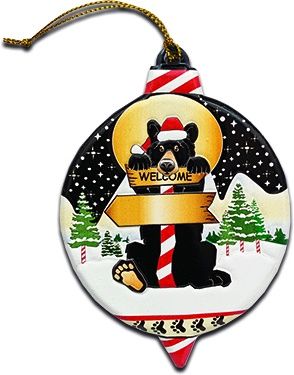 North Pole Bear Ornament