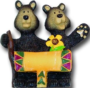 Bearskin Couple Figurine