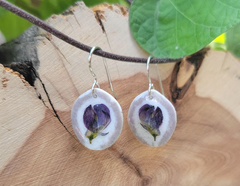 Lupine Antler Dangle Earrings