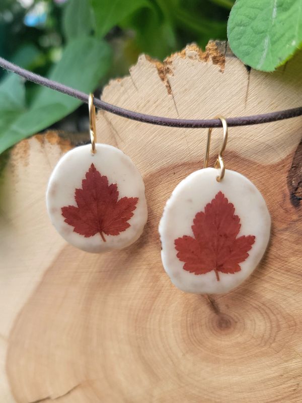 Ninebark Wire Earrings