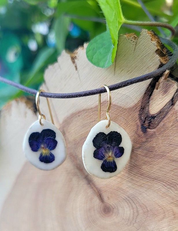 Viola Antler Wire Earrings