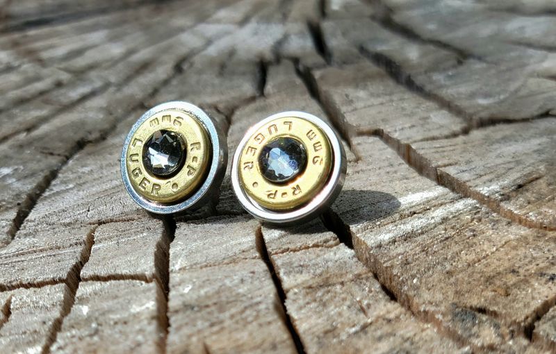 Small Bullet Post Earrings