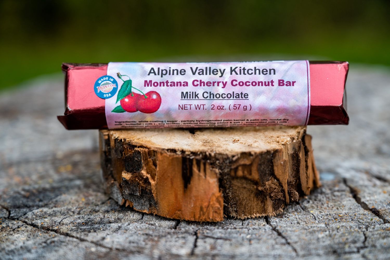 Montana Cherry Coconut Bar Milk Choc