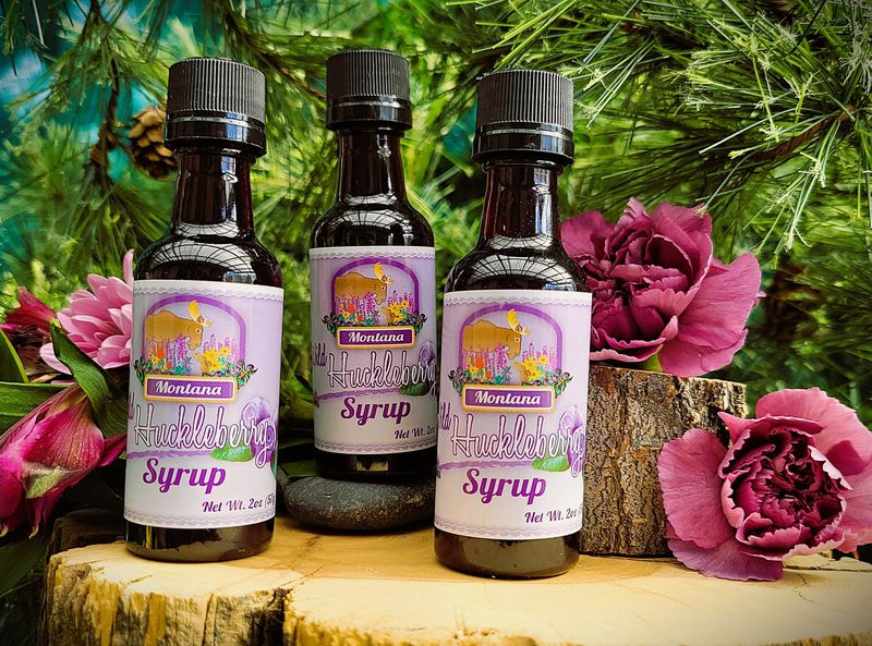 Huckleberry Syrup 2 oz Travel Size