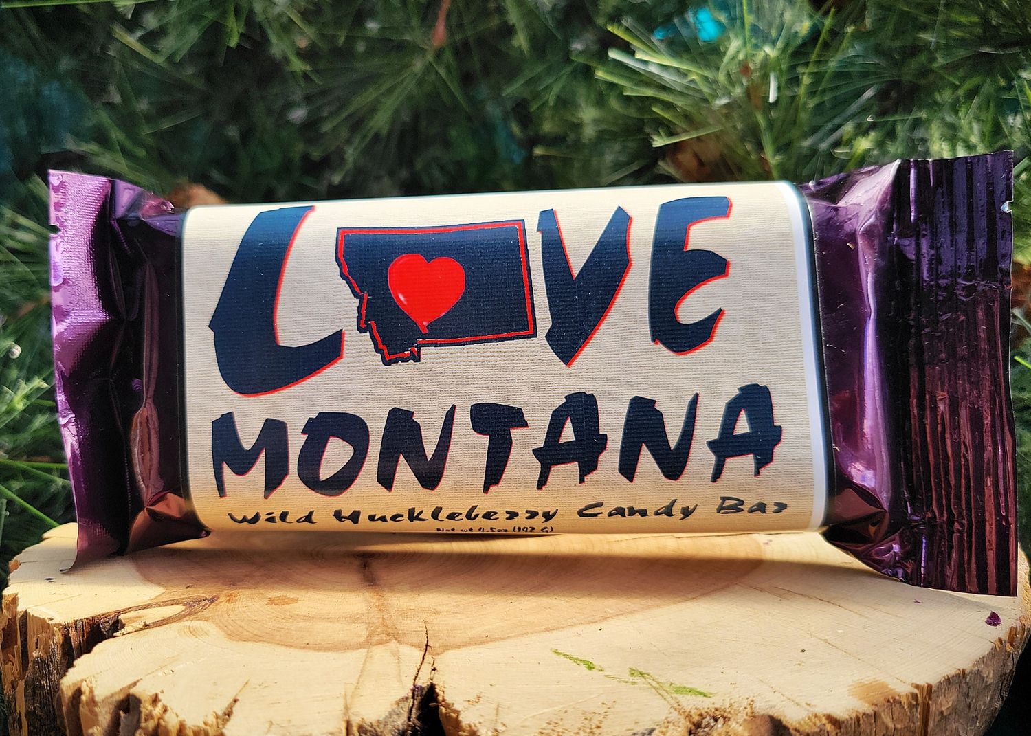 MT Love Huckleberry Chocolate Bar