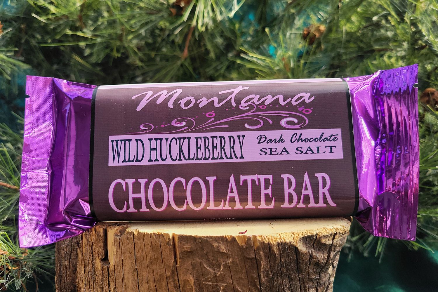 Sea Salt Huck Chocolate Bar