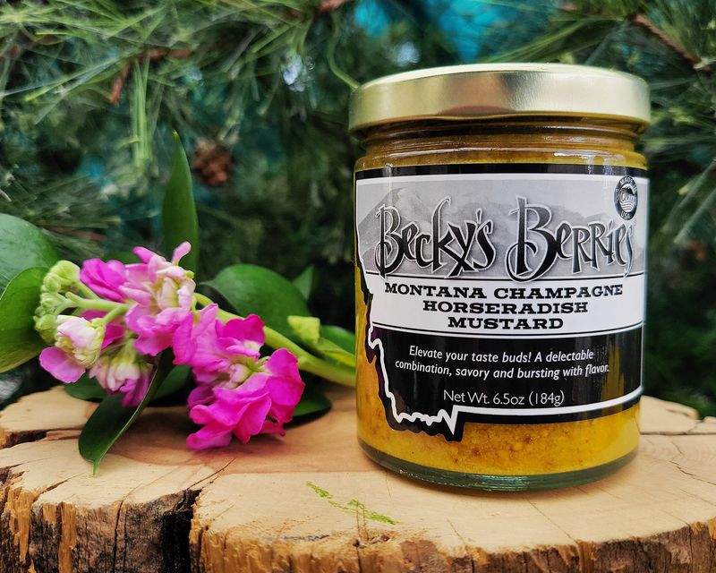 Montana Champagne Horseradish Mustard