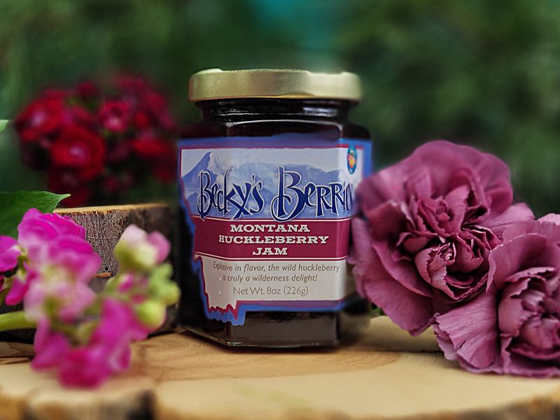 MT  Wild Huckleberry Jam 8oz