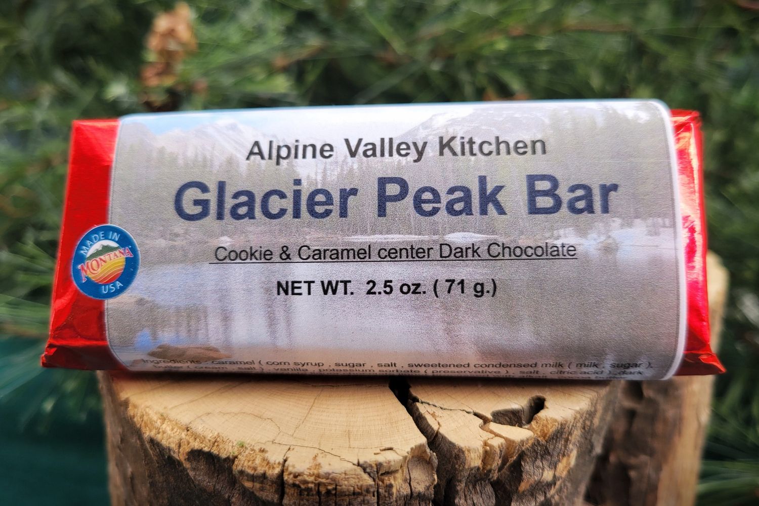 Glacier Peak Bar Dark Choc