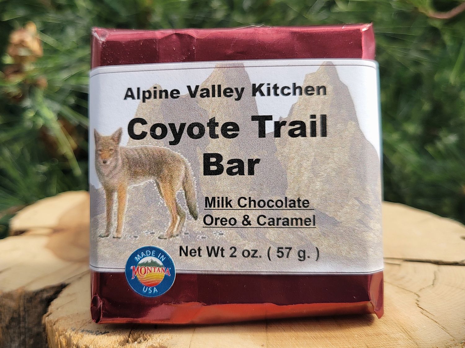 Coyote Trail Bar Milk Chocolate 2oz