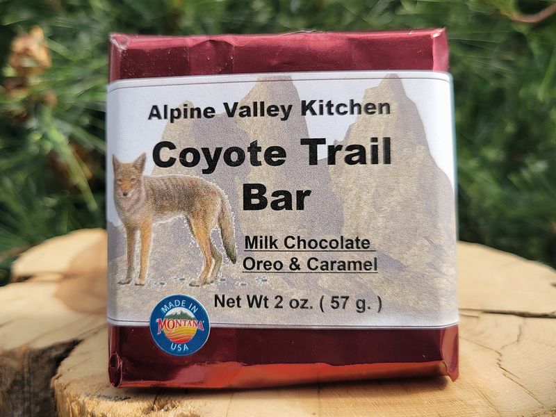Coyote Trail Bar Milk Chocolate 2oz