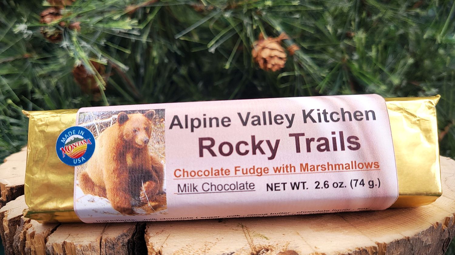 Rocky Trails Milk Chocolate Bar