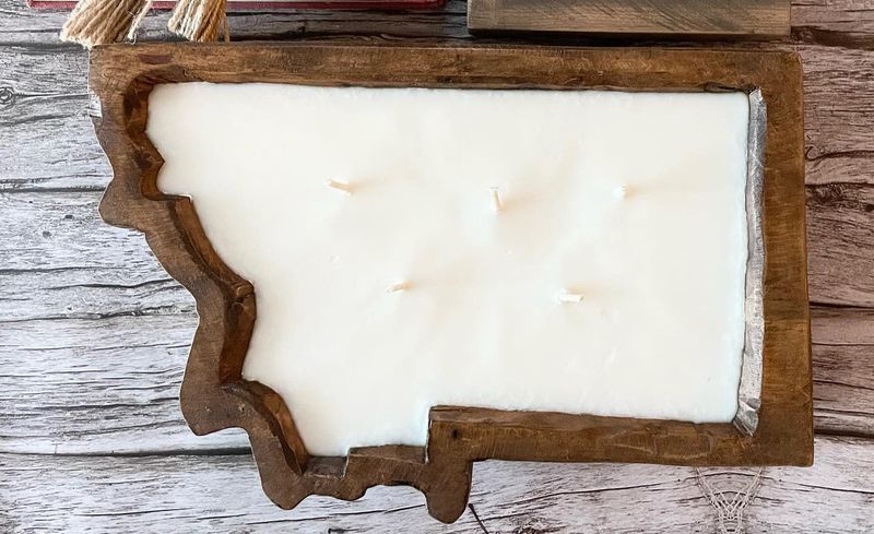 Montana Dough Bowl Candle-MT Sunrise