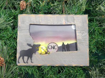 4x6 Old Grey Moose Frame
