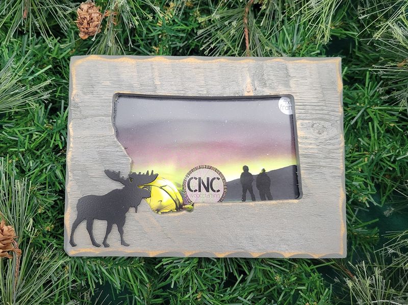 4x6 Old Grey Moose Frame