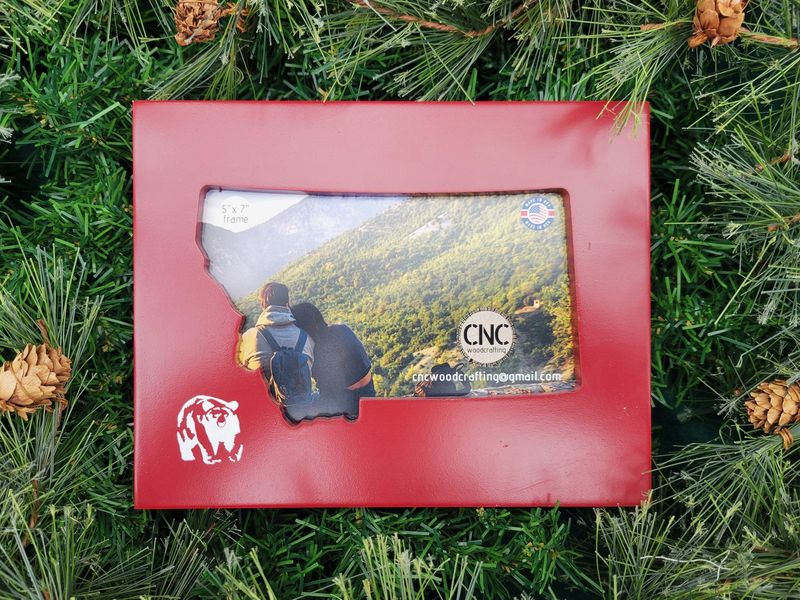 5x7   Flathead Red Bear Frame