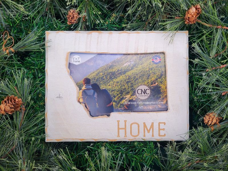 5x7 White &quot;Home&quot; Frame