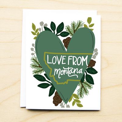 Love From Montana Card