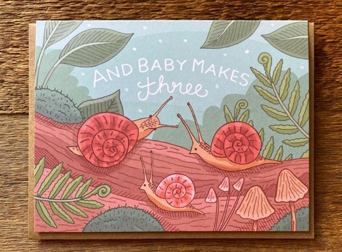Baby Makes Three Card