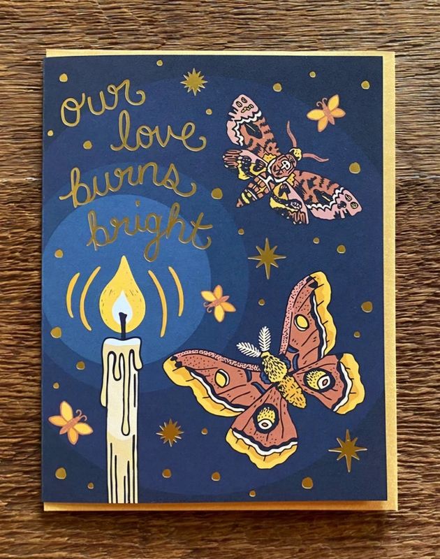 Burns Bright Card