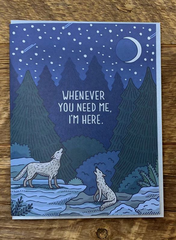 Howling Wolves Card