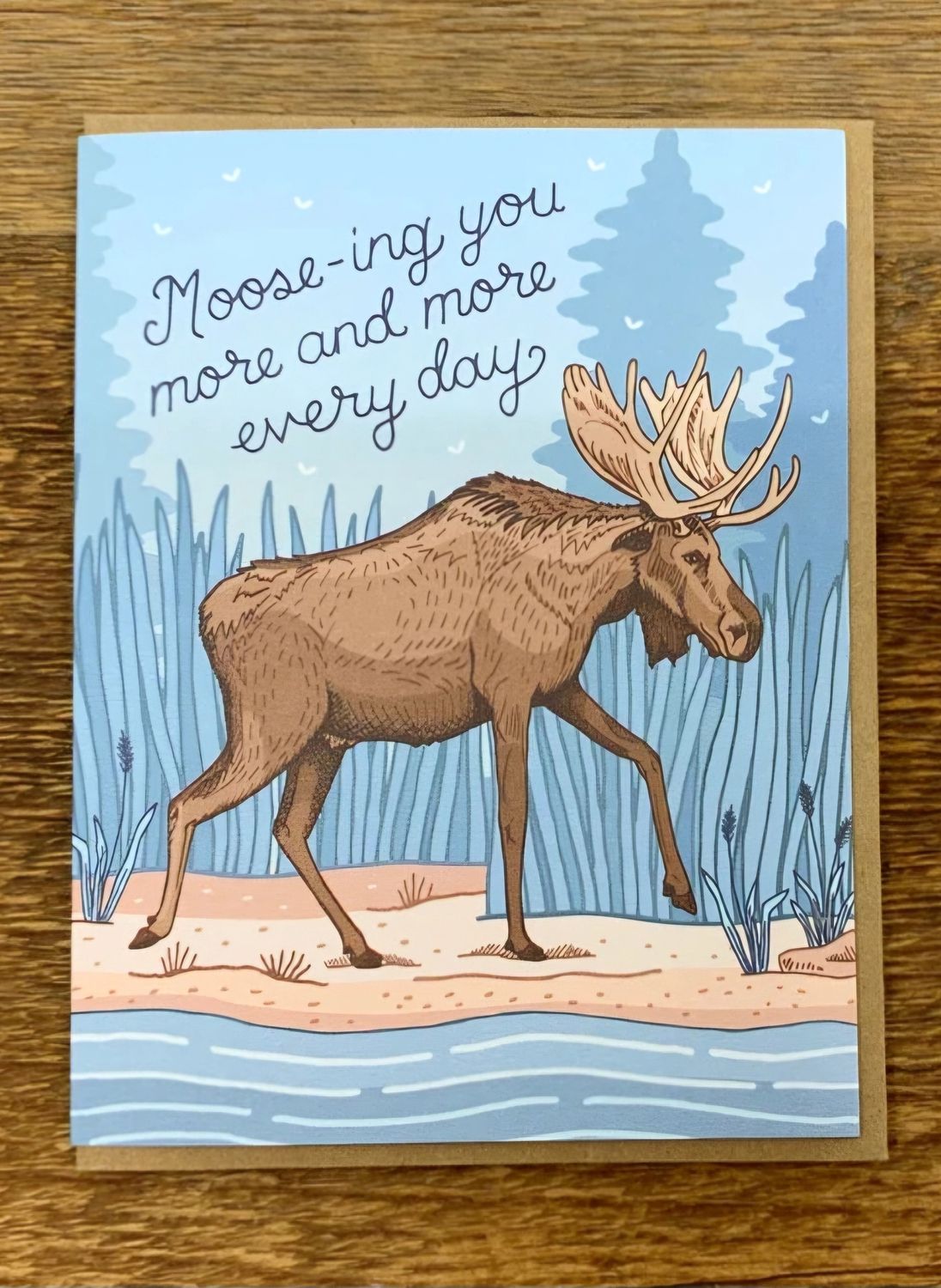 Moose-ing You Card