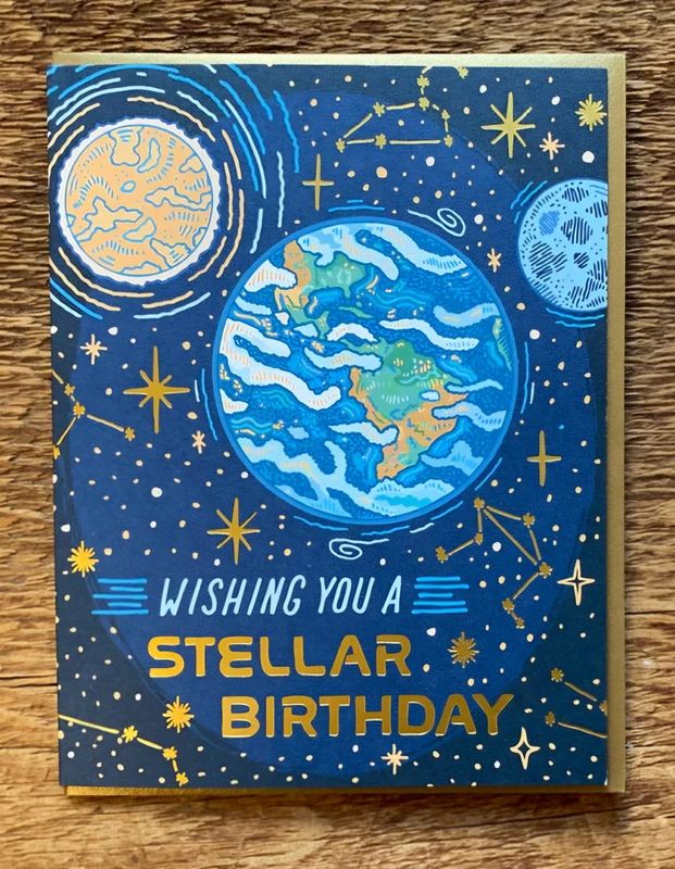 Stellar Birthday Card