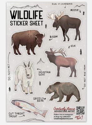 Wildlife Sticker Sheet