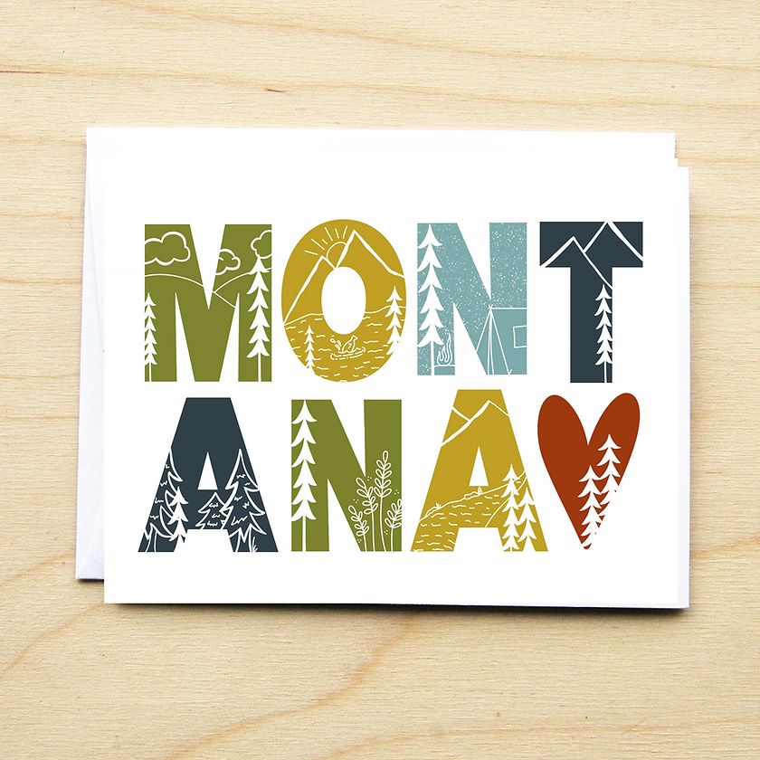 Montana Sketch Card
