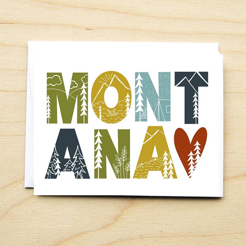 Montana Sketch Card