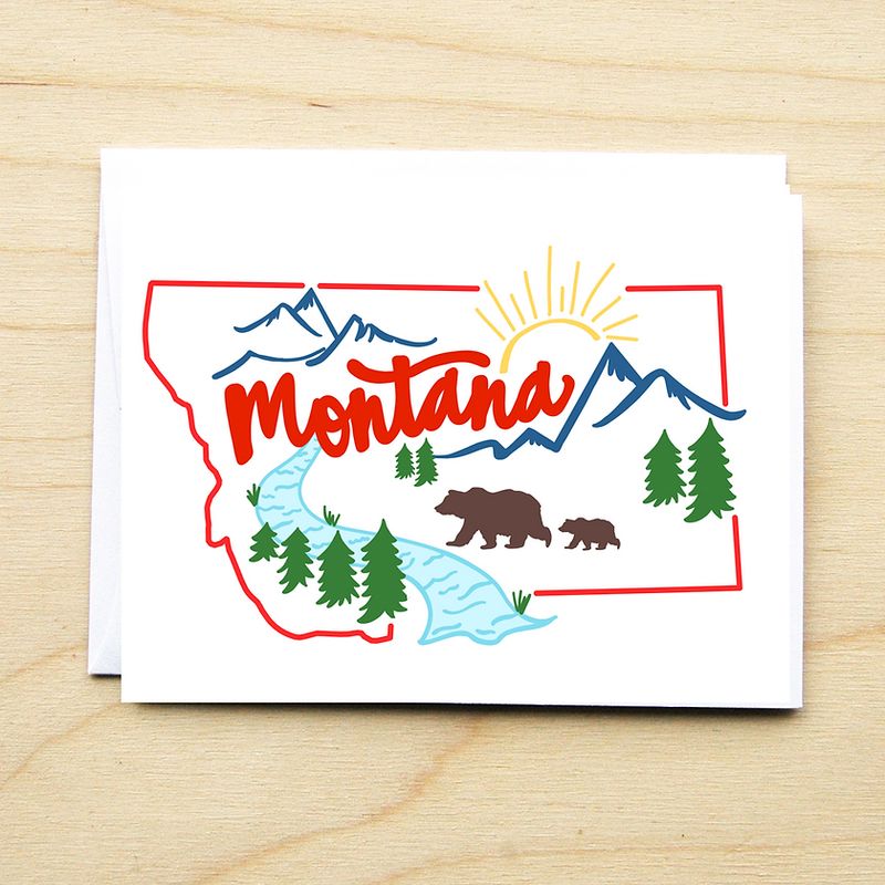 Montana Scene Card
