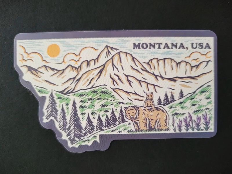 MONTANA U.S.A Sticker