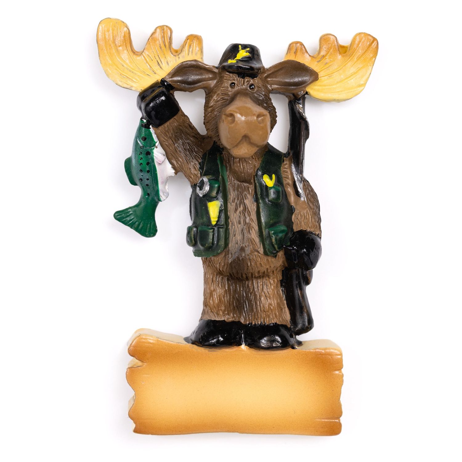 Kenai Fishing Moose Magnet