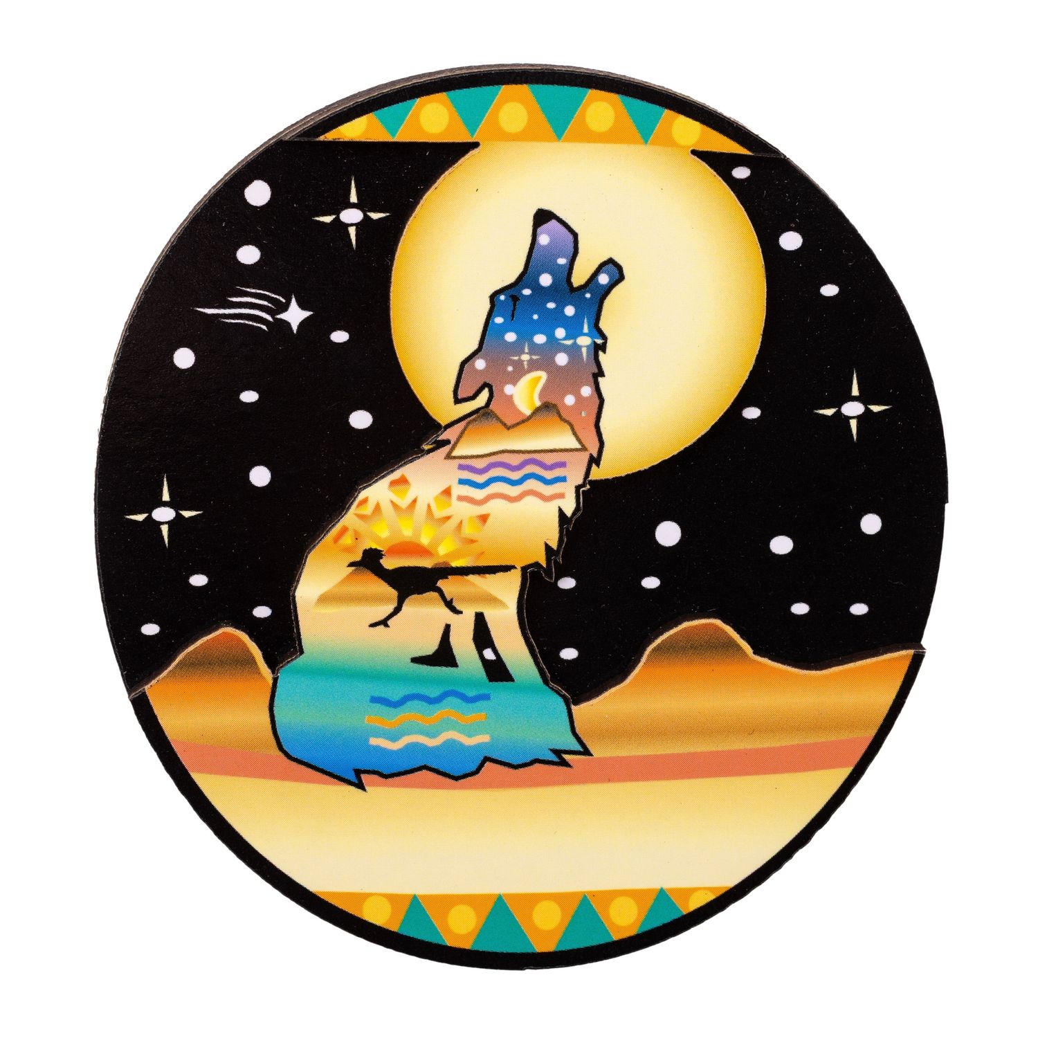 Moonlite Coyote Magnet