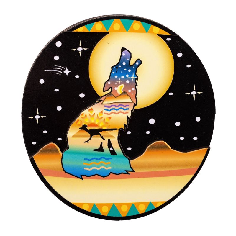 Moonlite Coyote Magnet