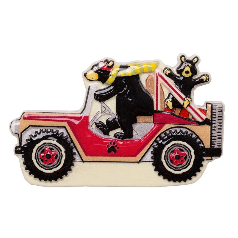 Jeep N Bears Relief Magnet