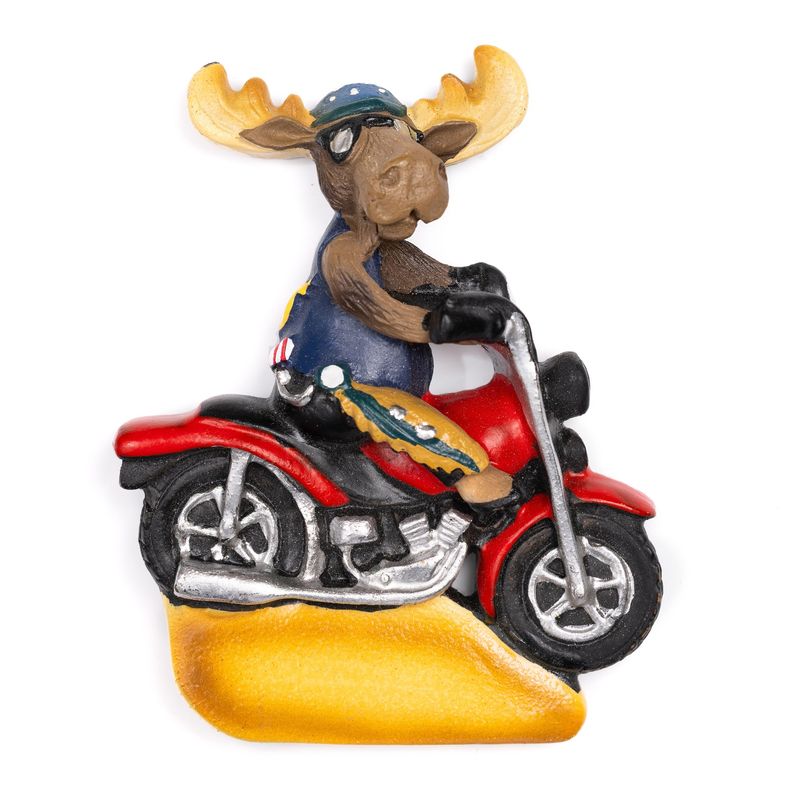 Mo-Cycle Moose Magnet